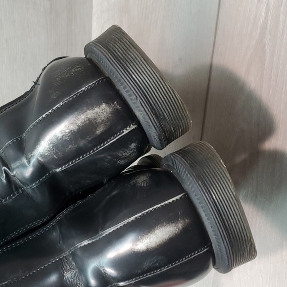 Doc Dr.Martens Womens Flora Moto Ankle Leather boots shoes sz US 8 - Picture 9 of 15